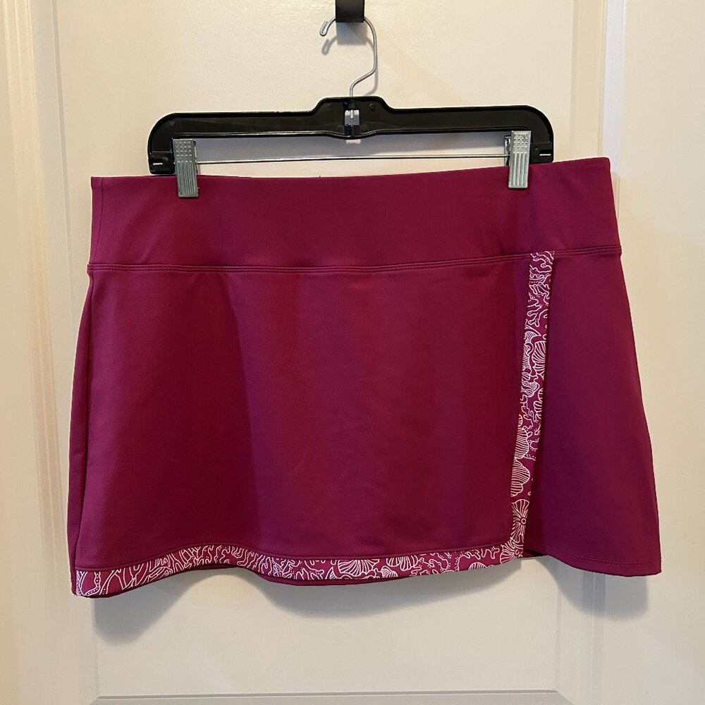 Tommy Bahama Burgundy Athletic Skort Women's Size XL